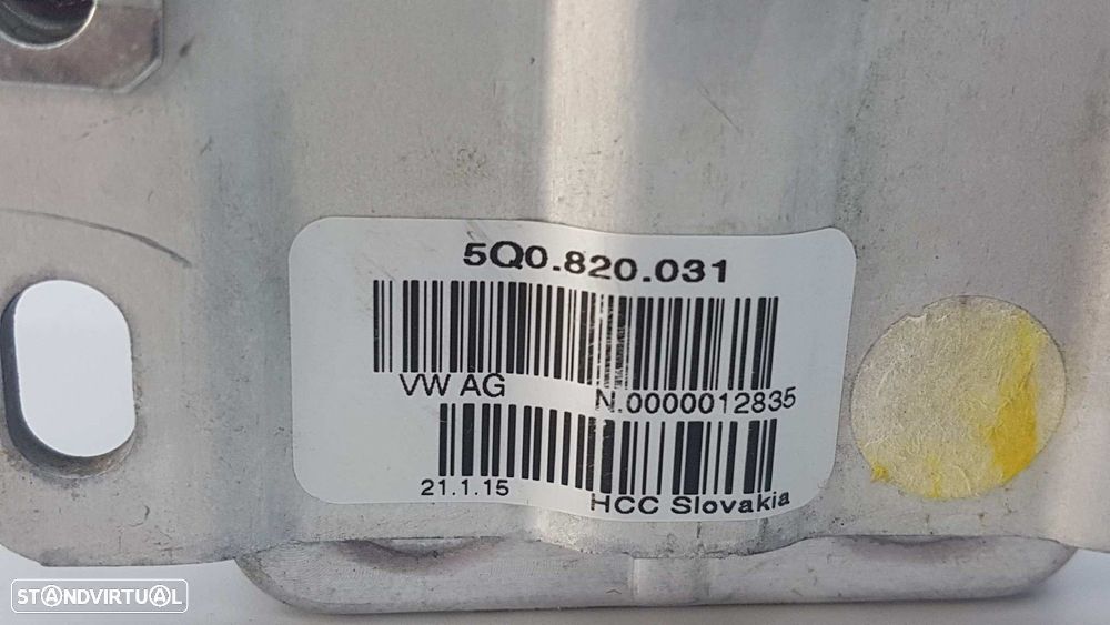 REFRIGERADOR DO ÓLEO DO MOTOR VOLKSWAGEN GOLF VII LIM. GTE - 3