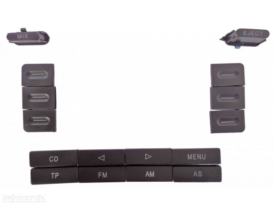 Teclas botões do rádio /leitor CD do Vw Golf V  Touran Caddy Passat Jetta  NOVO - 1