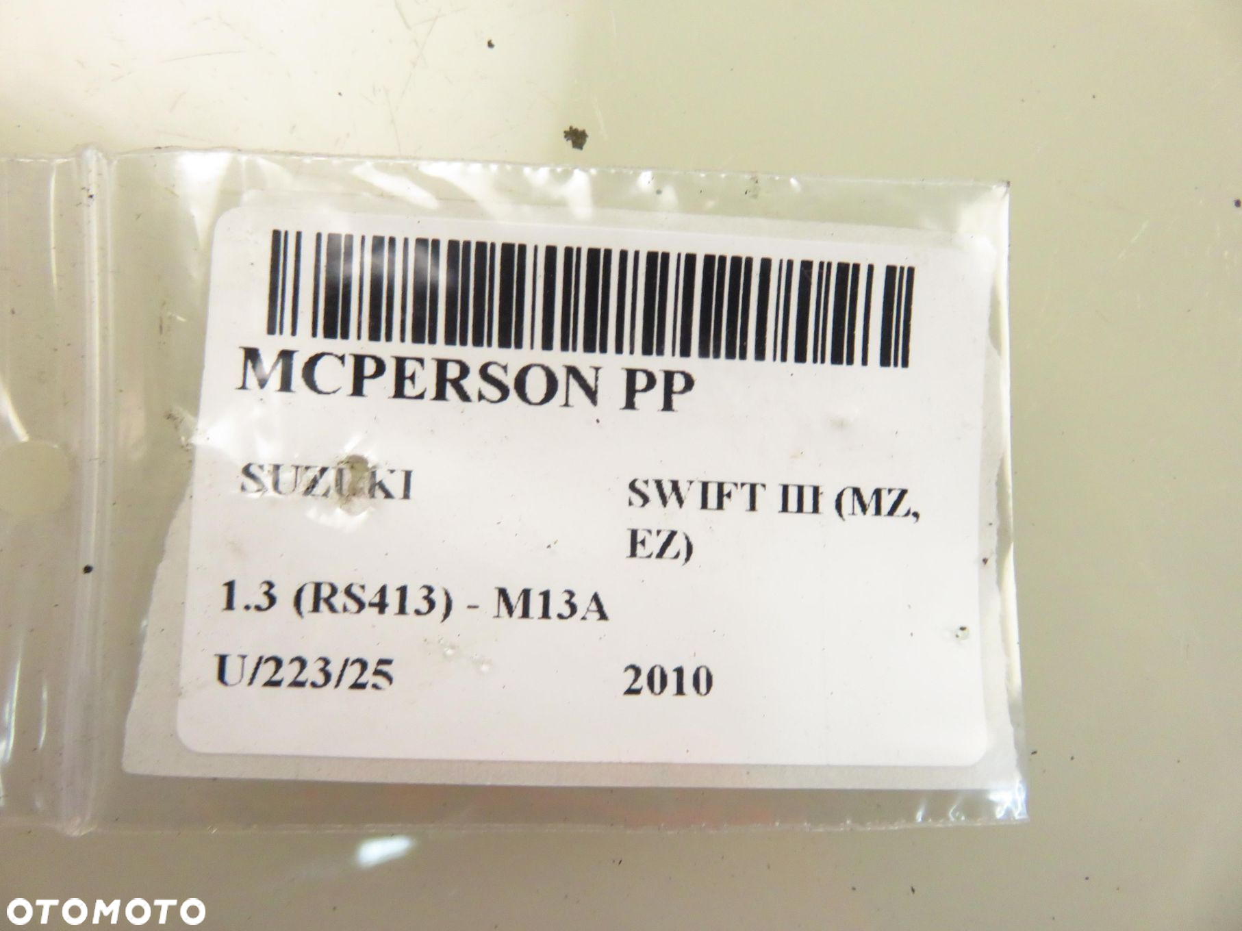 MCPERSON PRAWY PRZEDNI SUZUKI SWIFT III  1.3 91 - M13A G7273 - 9