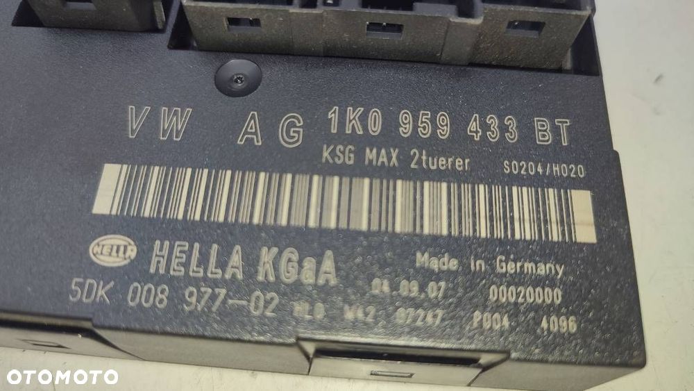 MODUŁ STERONIK KOMFORTU VW GOLF V PLUS 1K0959433BT - 2