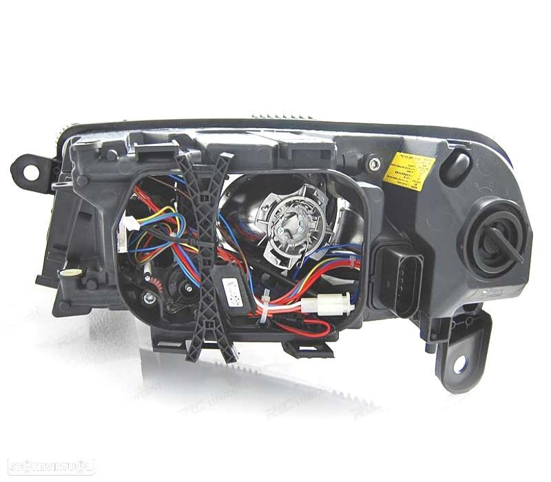 FARÓIS AUDI A6 C6 04-08 XENON LUZ DIURNA LED DRL CROMADOS - 3