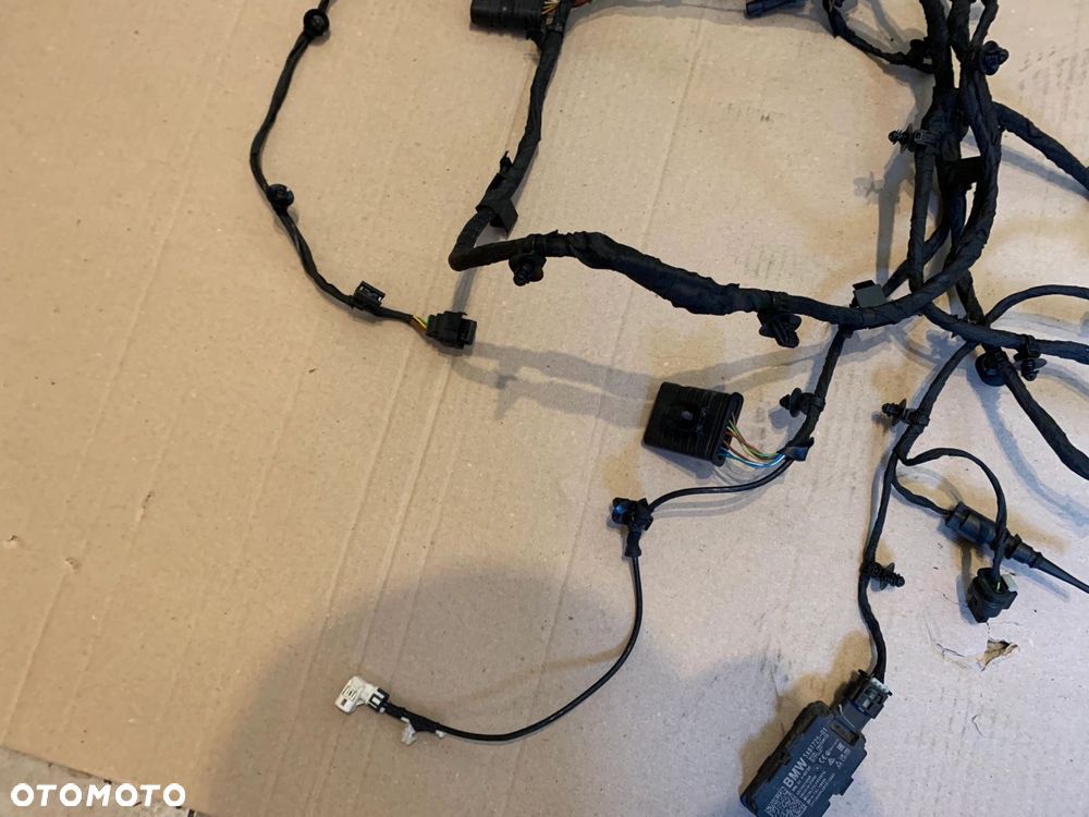 WIĄZKA INSTALACJA ZDERZAKA PRZÓD PDC BMW 7 G70 5A75703 5A81725 - 4