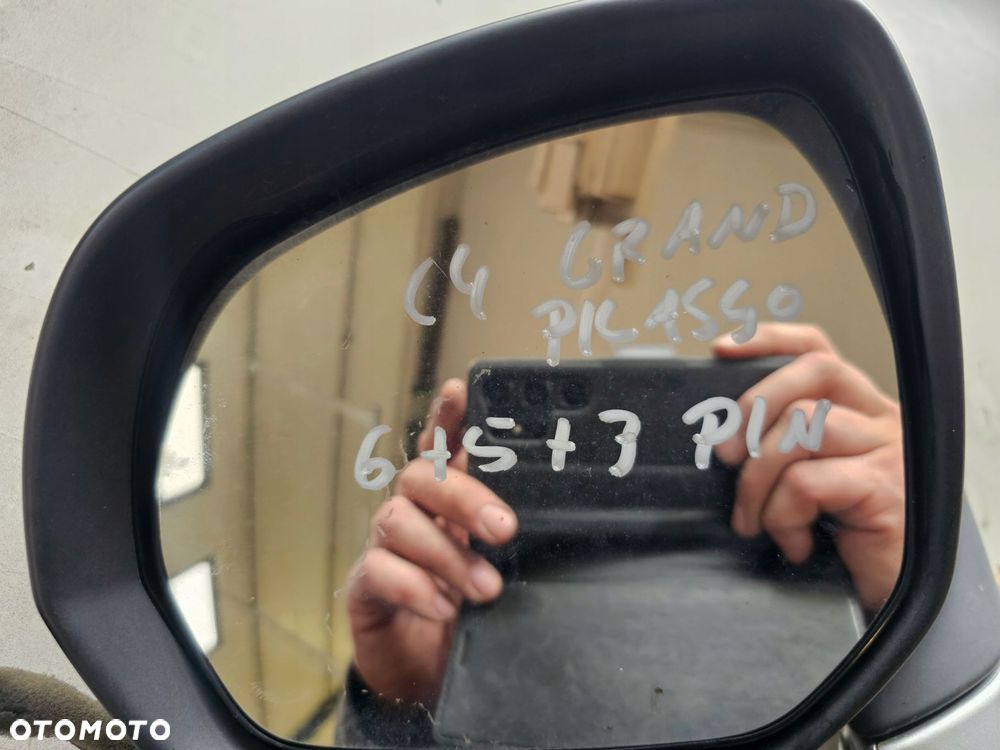 lusterko zewnętrzne lewe 6+5+3 pin citroen c4 grand picasso - 2