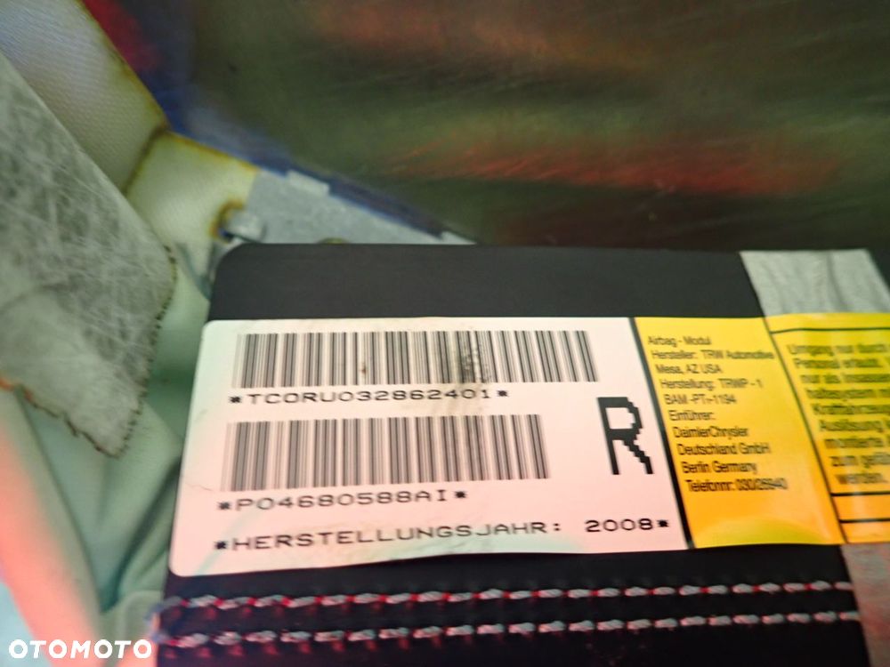 KURTYNA POWIETRZNA PRAWA CHRYSLER GRAND VOYAGER V 2.8 - 3