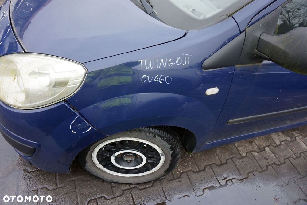 MASKA ZDERZAK BŁOTNIKI LAMPY TWINGO II OV460  RENAULT 2007-2014 GRANATOWY PRZÓD KOMPLETNY - 9