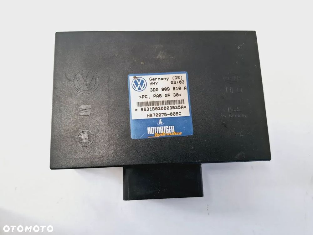 Moduł Klapy Bagażnika VW Phaeton 3D0909610A