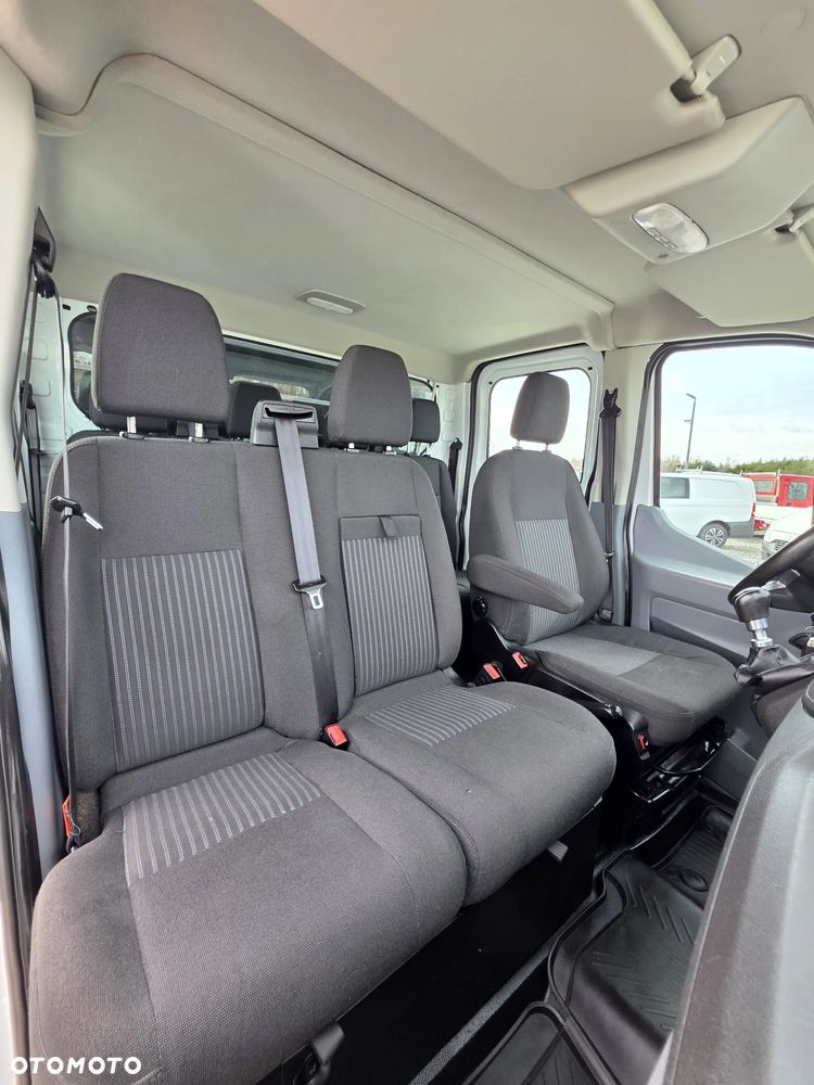 Ford TRANSIT 2,0 TDCI 170 KONNY WYWROTKA 3 STRONNA DOKA BRYGADÓWKA 7 OSOBOWA KLIMA WEBASTO LEDY 150T/KM PRZEBIEGU BLIŻNIAKI DO 3,5T WYWROT GWARANCJA - 21