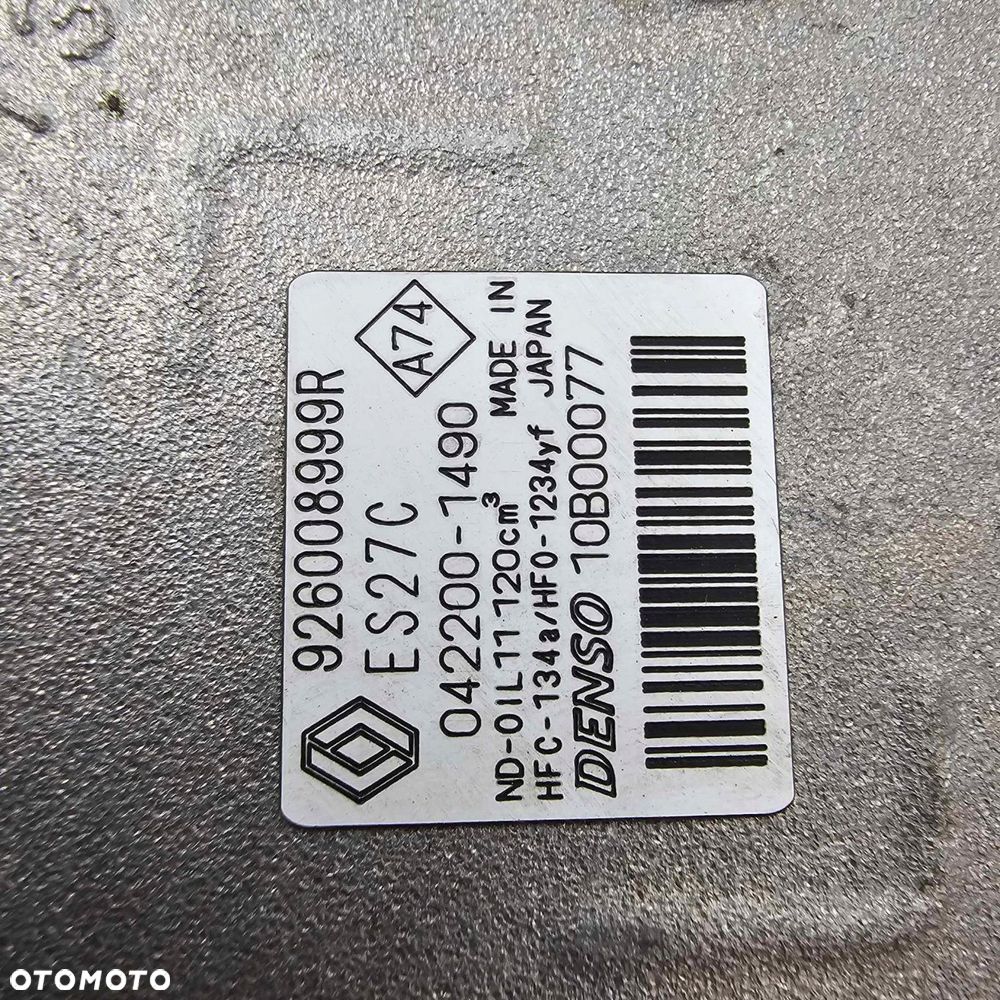 renault zoe i es27c 2013-2019 sprężarka kompresor klimatyzacji - 9