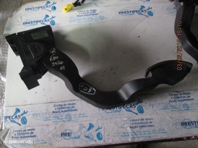 Pedal 46779078 0280752227 FIAT STILO 2002 FIAT STILO SW 2003 1.6 16V 105CV 5P PRETO - 1