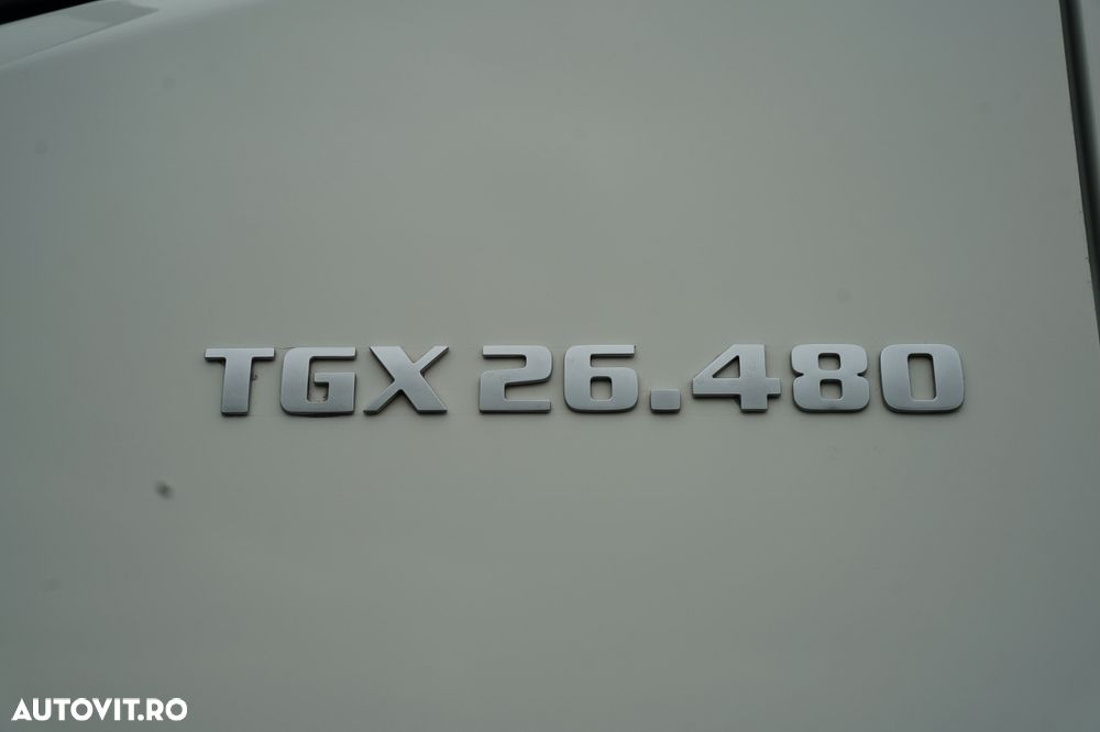 MAN TGX 26.480 / CORTINĂ / SOLO 7.75 M / PUNȚĂ RIDICATĂ / AUTOMATĂ / CAMERĂ / NAVIGAȚIE - 27
