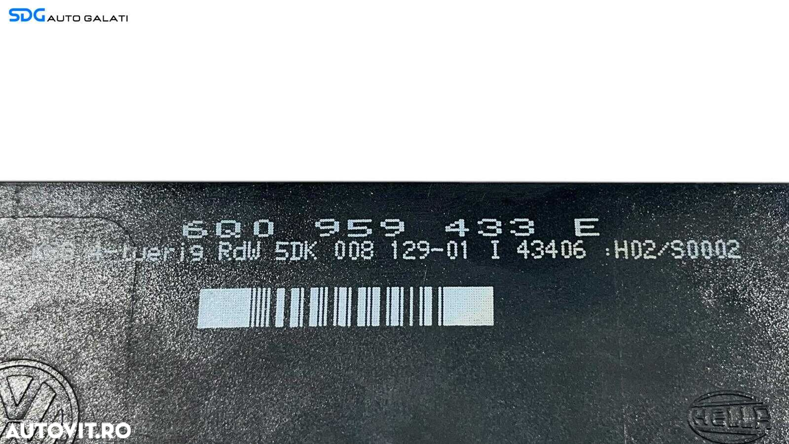 Unitatate Modul Calculator Control Confort Volkswagen Polo 9N 2002 - 2008 Cod 6Q0959433E [L5815 ] - 5