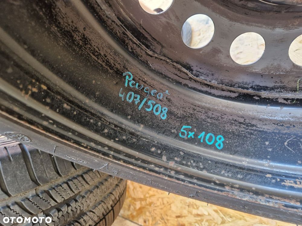 PEUGEOT 407/508 5X108 215/55 R16 FELGI STALOWE KOMPLET  4szt - 3