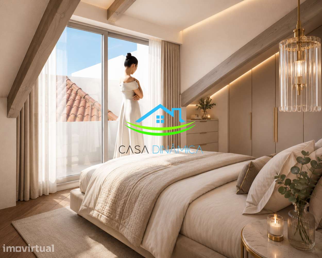 Duplex T3 Novo com Vista Mar e Terraço a 50 metros da Praia de Buarco - Grande imagem: 4/29