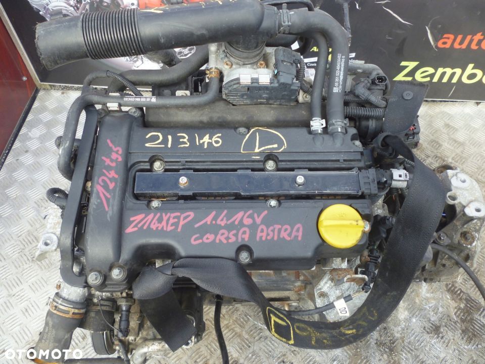 SILNIK OPEL CORSA ASTRA 1.4 16V Z14XEP 124 TYS - 2