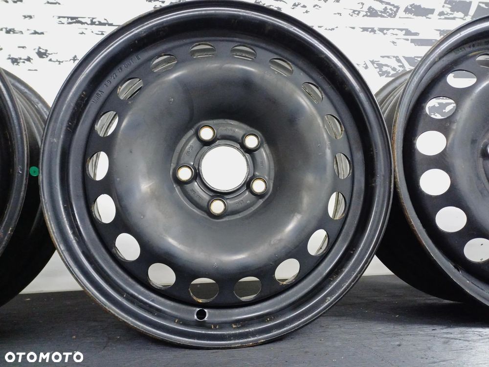 felgi stalowe 5x100 15 Volkswagen Polo VI V IV FOX S619 - 3