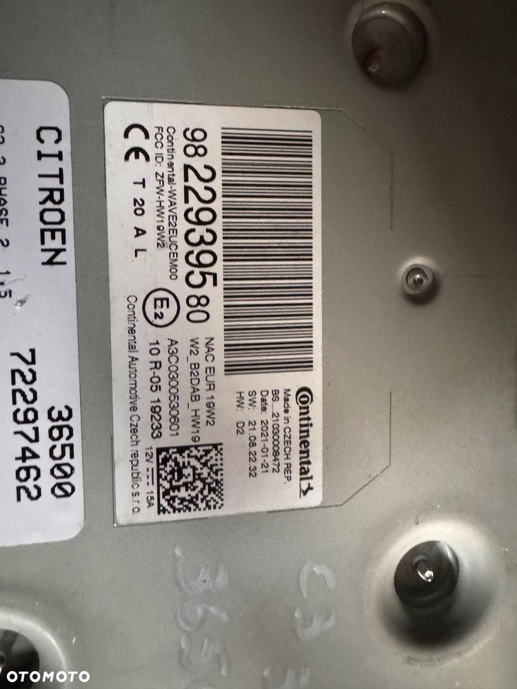 NAWIGACJA NAC TOMTOM PEUGEOT CITROEN OPEL 9822939580 - 3