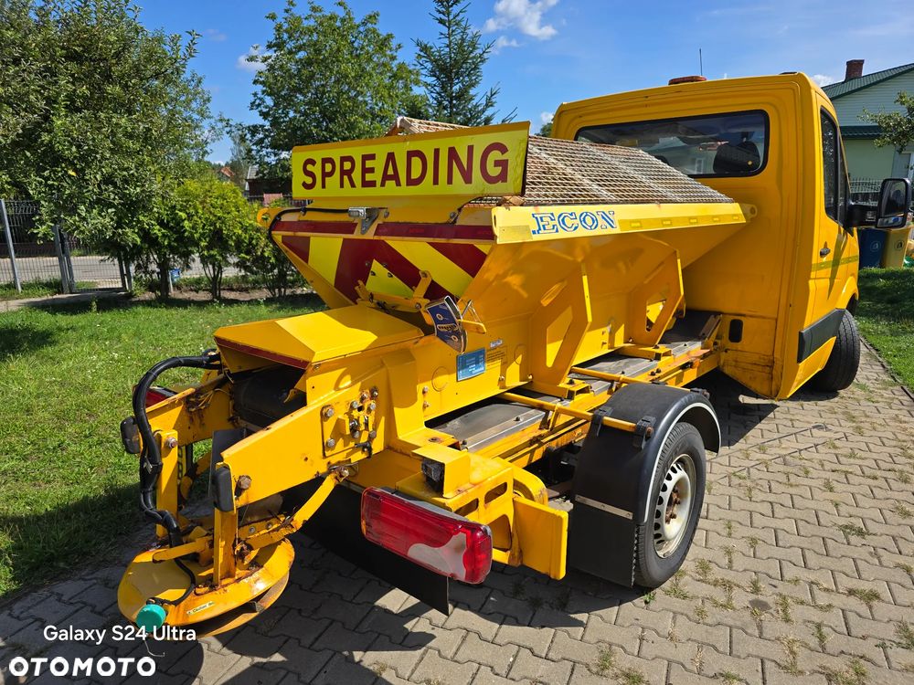 Mercedes-Benz Sprinter 313CDi Solarka Piaskarka Posypywarka Hydraulika rozrzutnik ECON Specjalny komunalny Schmidt gritter salt spreader pługopiaskarka ASR Tempomat Zimowy Komunalny - 13