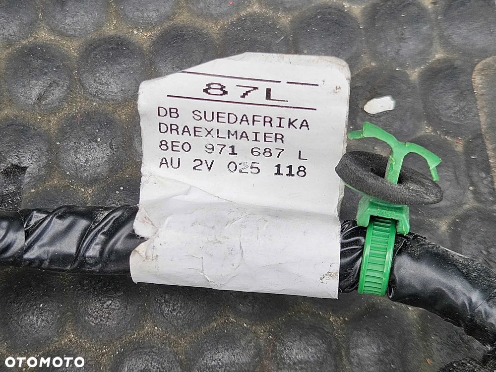 Instalacja 8E0971687L Wiazka Drzwi Kostki Elektryczne Szyby Tyl Tylne AUDI A4 B7 - 13