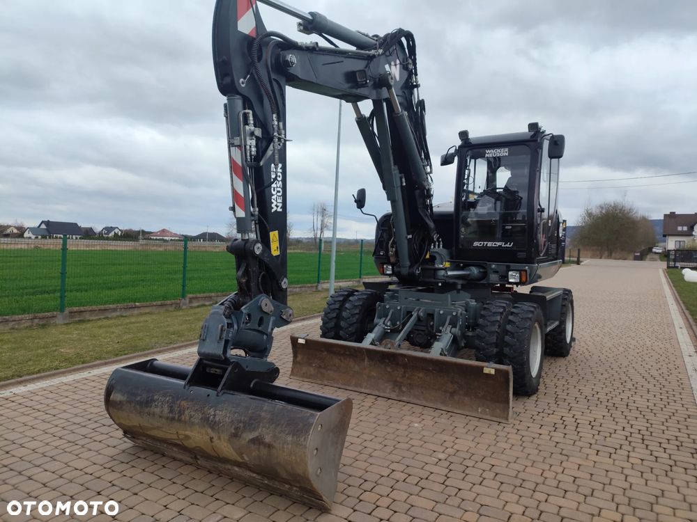 Wacker Neuson EW100 / BLACK EDITION - wersja limitowana / KOPARKA KOŁOWA / ROTOTILT / PŁUG + PODPORY / - 12