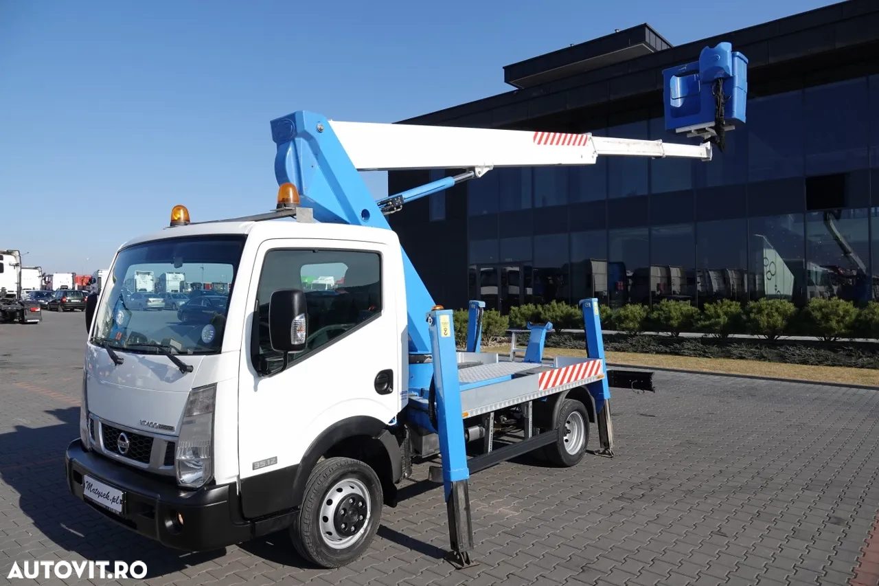 Renault CABSTAR NT 400 / LIFTING 18 METRI / SOCAGE T318 ridicator de cosuri / COS 2 PERSOANE - 225 kg / DUPA CONTRACTUL DE SERVICE - 3