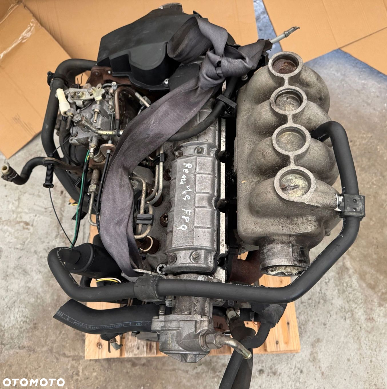 SILNIK KOMPLETNY RENAULT 19 CLIO KANGOO 1.9 D 65KM F8Q SPRAWDZONY - 10