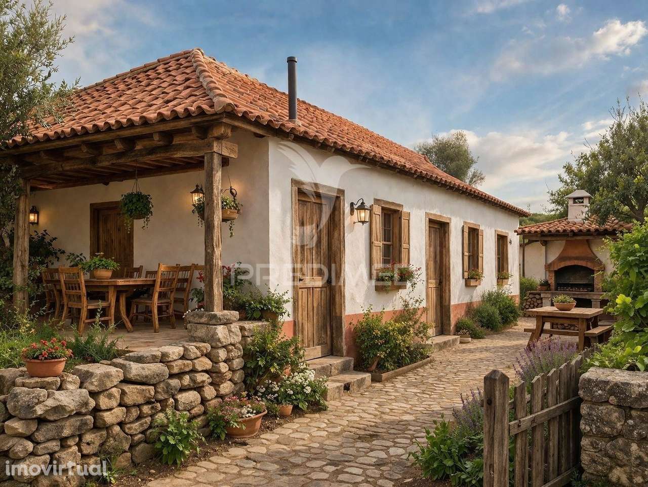 MORADIA TÉRREA PARA RECUPERAR T2  COM 276M2 DE TERRENO NA PONTA DO... - Grande imagem: 2/4