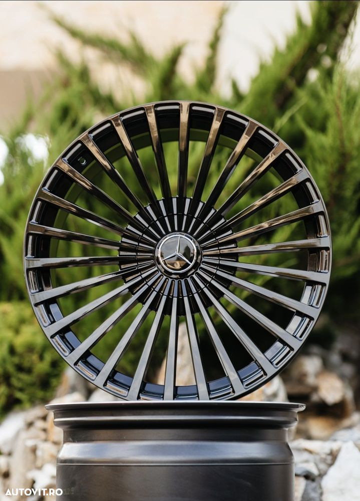Jante 22 Mercedes R22 Black S Class GLE GLS GL EQS - 2