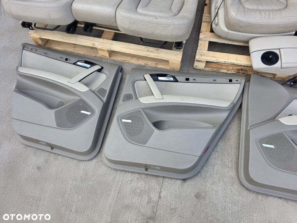 FOTEL FOTELE AUDI Q7 4L 7 OSÓB SKÓRA PODGRZEWANE MONITORY BOSE KOMPLET ! - 3