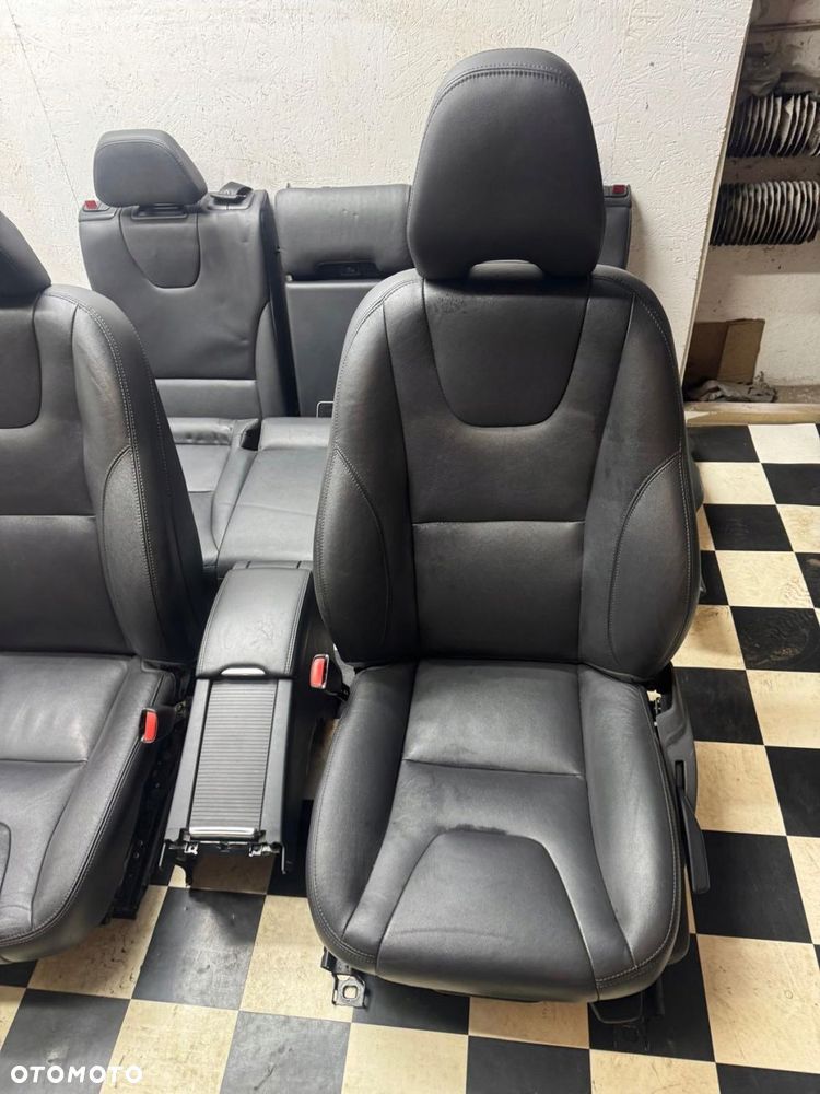 komplet foteli kanapa przód tył fotel volvo xc60 i 2008-2017 skóra - 11