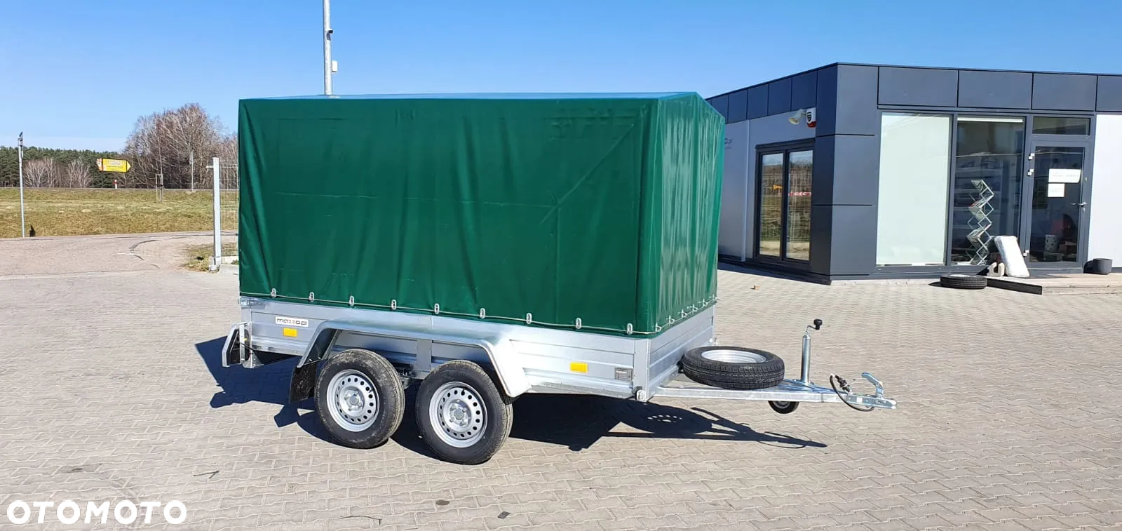 Rydwan Dostawa przyczepa lekka 265x145x150 cm DMC750kg stelaż i plandeka SOLIDNA I MOCNA - 7