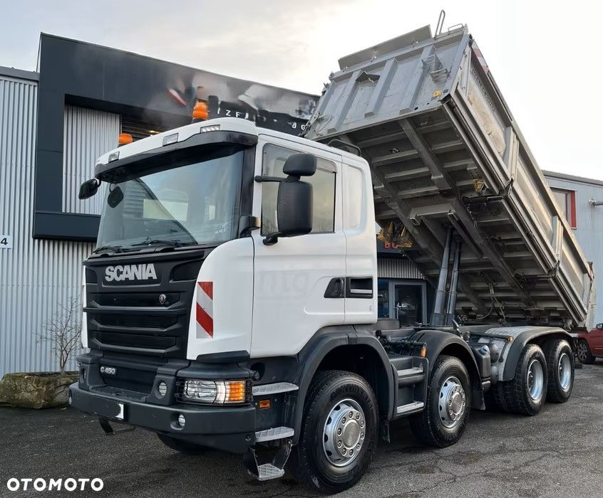 Scania G450 8x4 – Meiller 3-stronny wywrot – Bordmatik – Retarder – Euro 6 – 298.420 km - 3