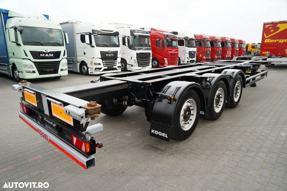 Kögel SEMIREMORCĂ CONTAINER / UNIVERSAL / SPATE EXTENSIBIL / PENTRU TOATE CONTAINERELE - 6
