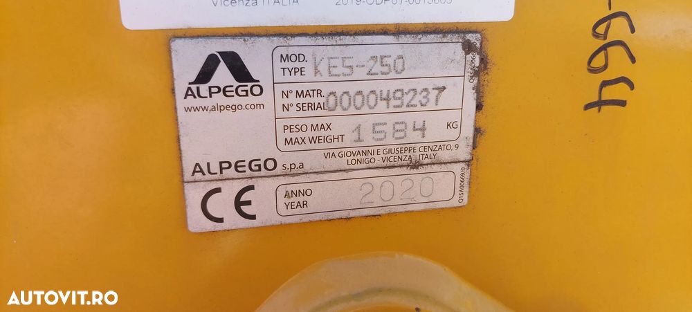 Alpego CRAKER KE5-250 SCARIFICATOR - 8