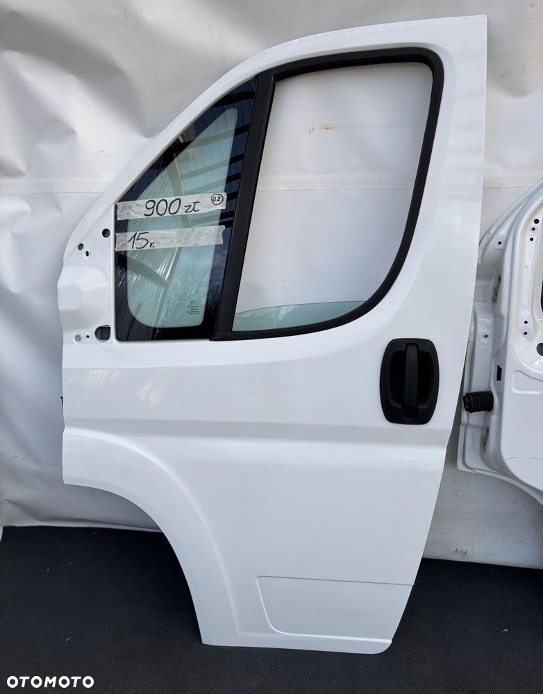 DUCATO BOXER JUMPER 14- DRZWI PRZEDNIE PRZÓD LEWE BIAŁE 210 BEZ LISTW - 1