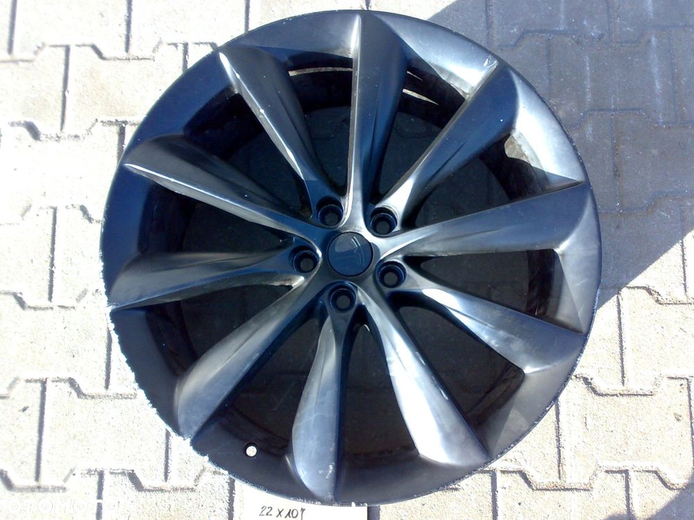 tesla x 2015 - koło felga aluminiowa idealna 22'' 22x10j 102724701c - 1