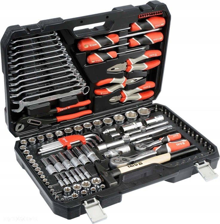 YATO ZESTAW NARZĘDZIOWY XXL 122el KLUCZE NASADOWE TORX 1/2" 1/4" YT-3890 1 - 3