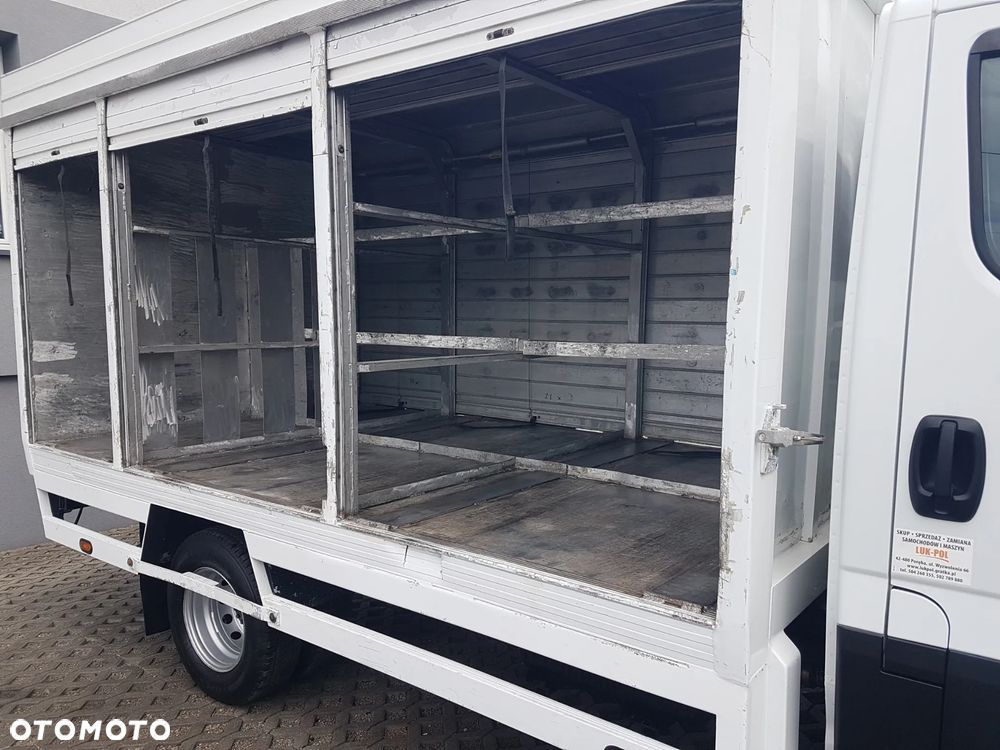 Iveco 70C18 KONTENER ROLETY BOK DO TRANSPORTU WODY 3,66x2,21x1,86 KLIMA DMC 7 TON RAMA DO ZABUDOWY - 19