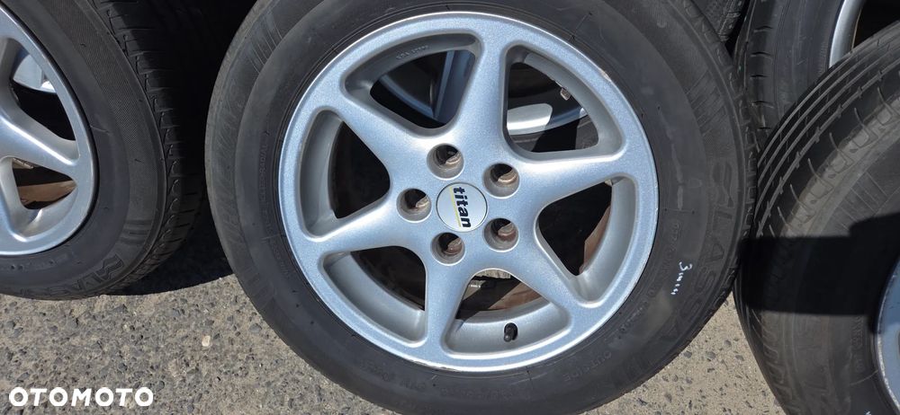 Felgi alkuminiowe TITAN 5X112 15" koła opony alto Audi A4 B5 B6 VW Passat B5 kpl - 4