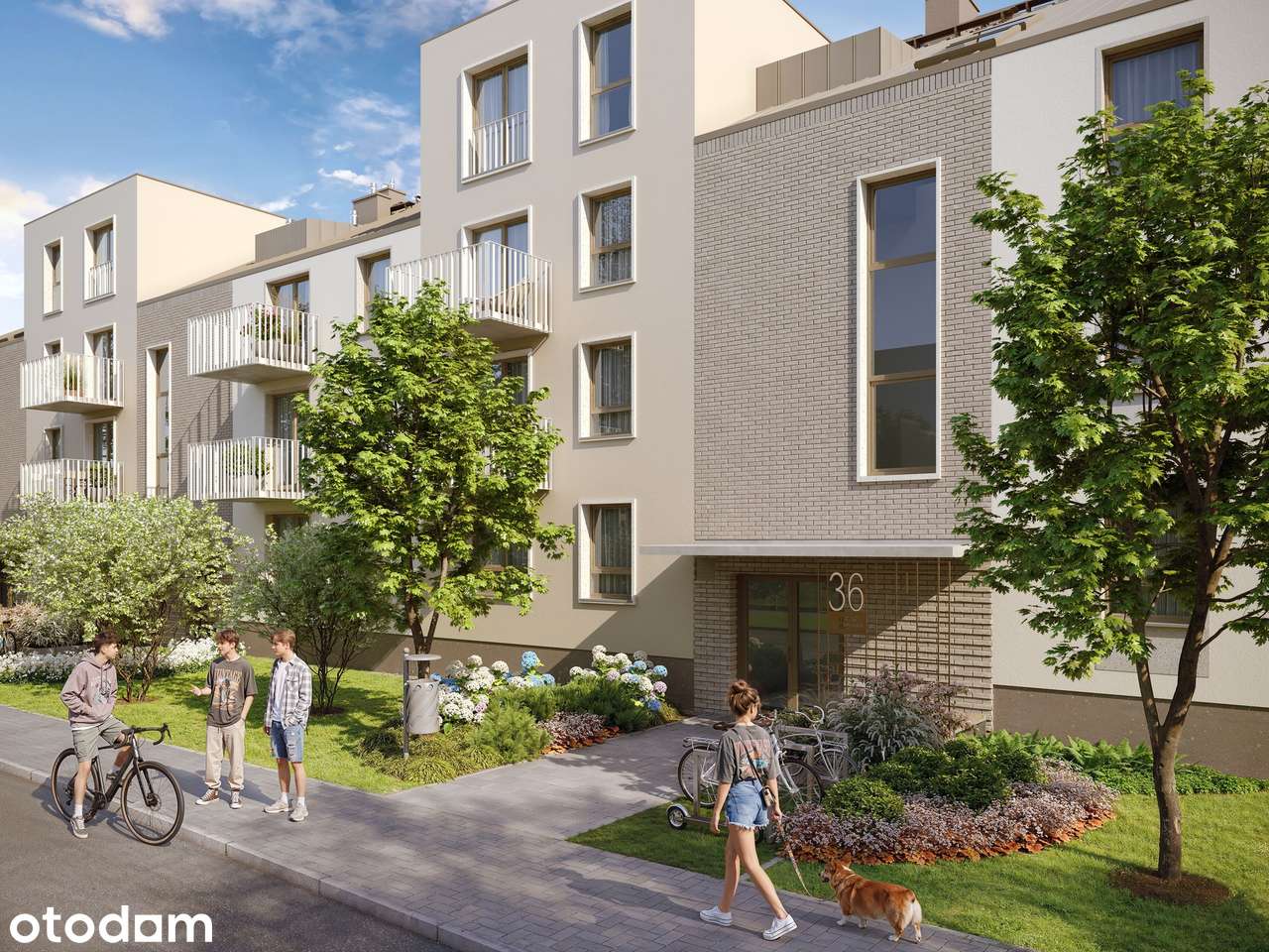 2-pokojowe mieszkanie 61m2 + balkon