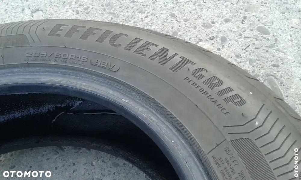 16” - GOOD YEAR - 205/60 r16 cali – LETNIE Opony EFFICIENT GRIP - stan: BDB - Gwarancja + Możliwy MONTAŻ !! - 4