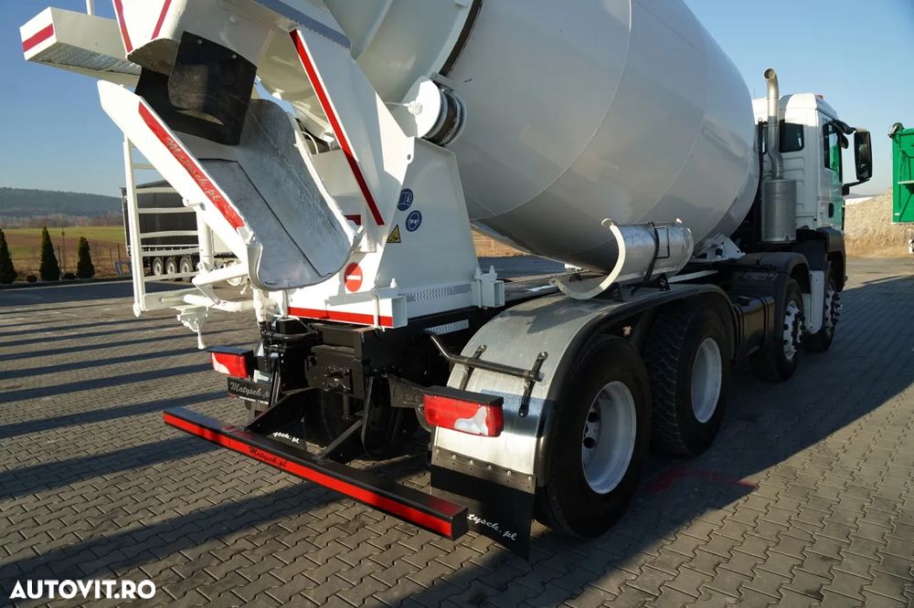 MAN TGS 32.420 / 8x4 / BETONIERĂ FRUMECAR / BETONIERĂ 9 M3 - 13