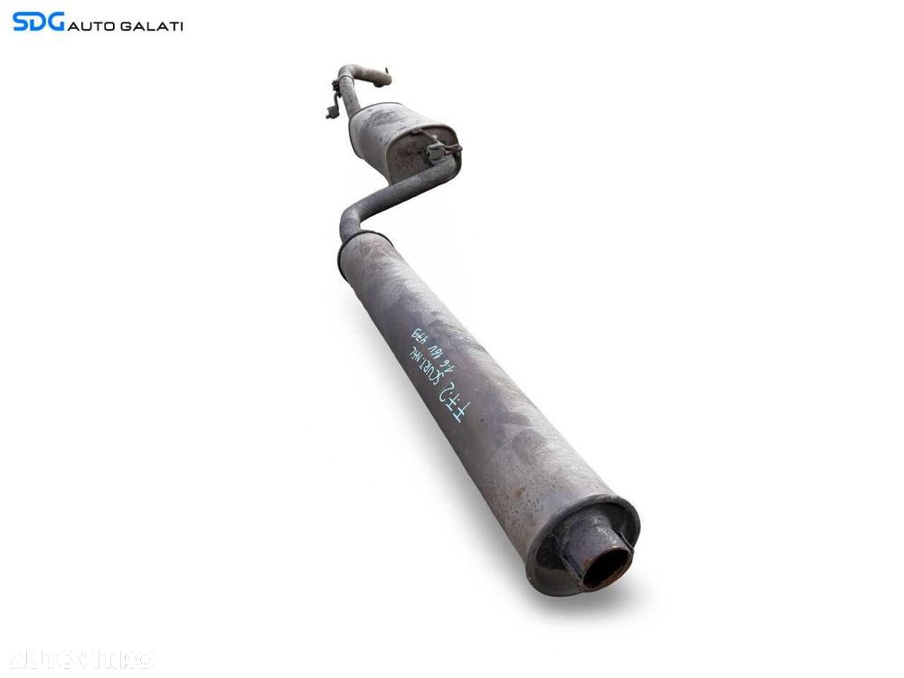 Ansamblu Complet Evacuare Toba Tobe Teava Esapament Intermediara Finala Ford Focus 2 Hatchback Scurt 1.6 16V 2004 - 2010 [LC3429] - 5