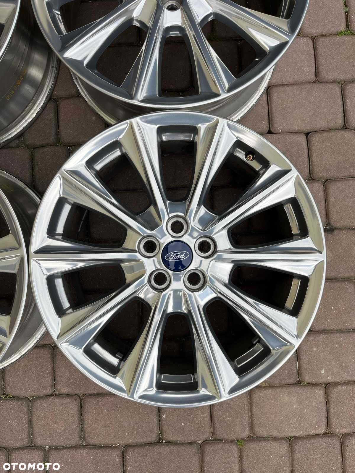 Oryginalne alufelgi Ford 5x108 19 cali Czujniki S-MAX KUGA EGDE CHROM - 6