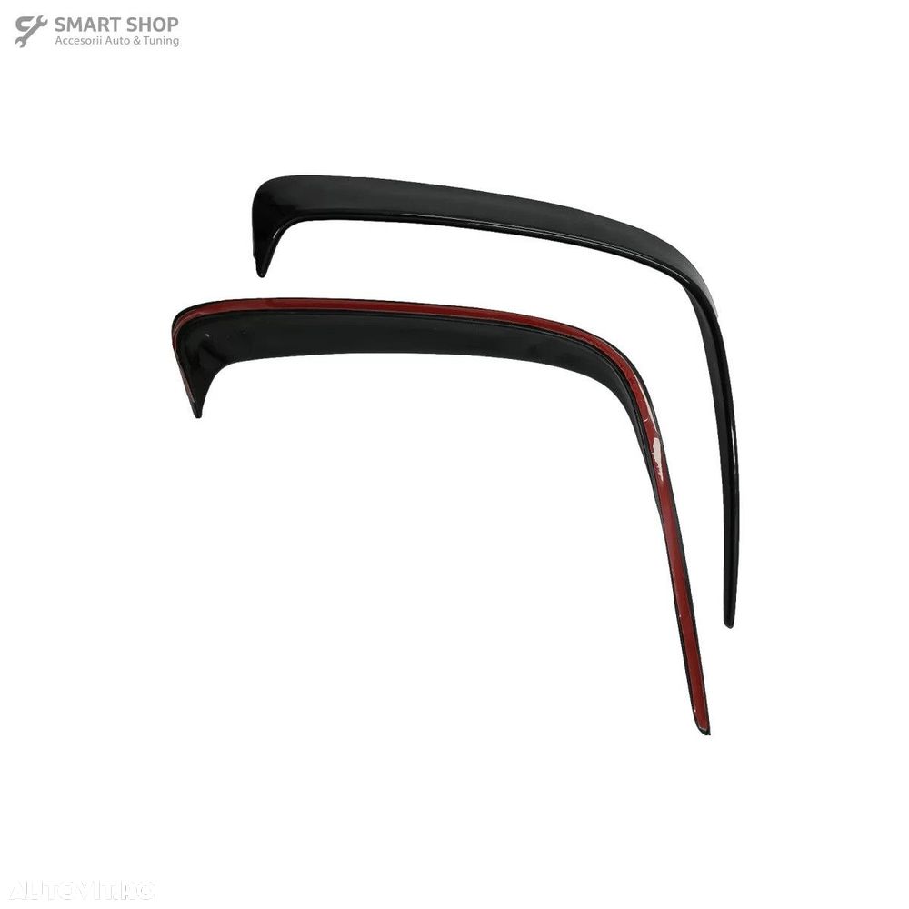 Ornamente Bara Spate Flapsuri Mercedes A-Class W176 (2012-2018) Negru - 4