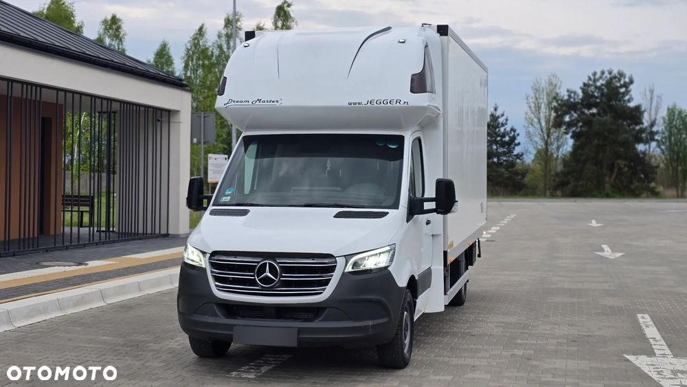 Mercedes-Benz SPRINTER 319 CDI 907 MAXI ❗️❗️ / AUTOMAT / ŁOPATKI / PODUSZKI PNEUMATYCZNE / KONTENER 10EP JEGGER / FULL OPCJA  / LEDY / XENON / WEBASTO / KONTENER MEBLOWY / RAMA / LAWETA / SALON POLSKA ❗❗ - 25