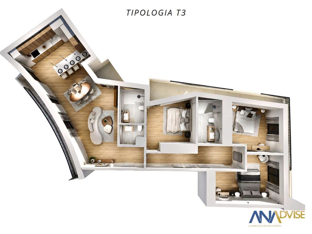 Apartamento T3 Venda - Grande imagem: 5/7