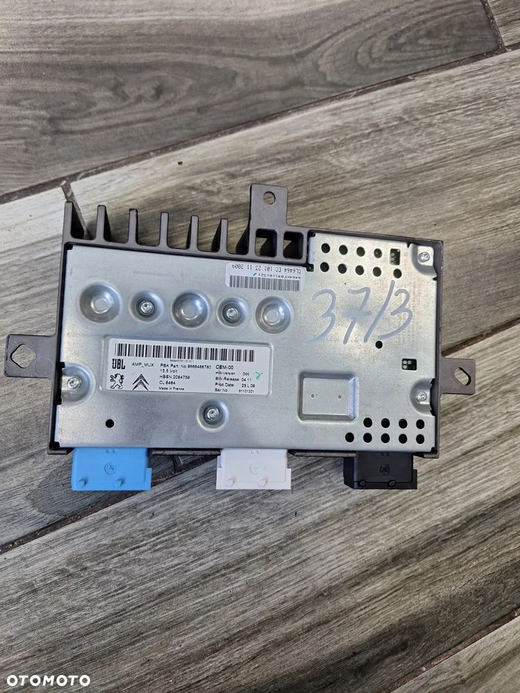 peugeot 5008  508 wzmacniacz JBL  audio 9666488780 2084759 A1106533  (37/3)