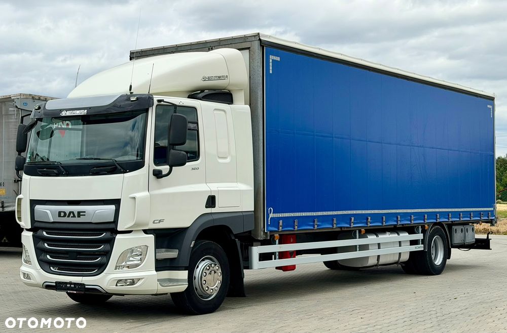 DAF CF 320 / FIRANKA / 23 EUROPALETY / 9 410 KG ŁADOWNOŚCI / AUTOMAT / SYPIALKA / EURO 6 / SPROWADZONY / 2018 ROK - 1