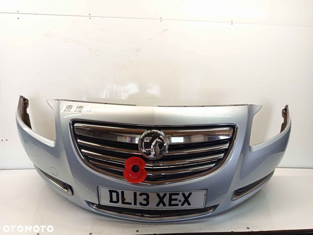 + ZDERZAK PRZÓD PRZEDNI OPEL INSIGNIA A I 1 BŁĘKITNY - 1