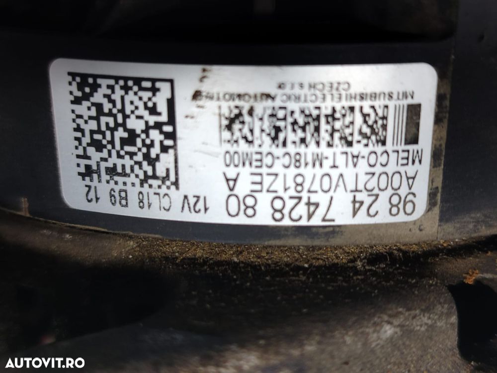 Alternator 1.5 hdi 9824742880 Peugeot 3008 2 [2016 - 2020] - 3